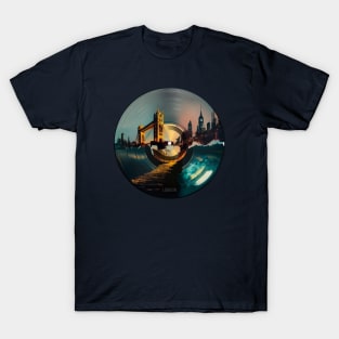 Vinyl Record - London Bridge T-Shirt